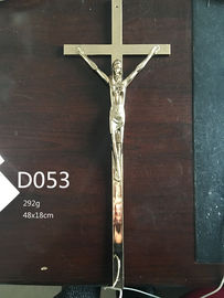 金青銅色の金属の十字の十字架像の棺の装飾 D053 分 Qty 2000pcs