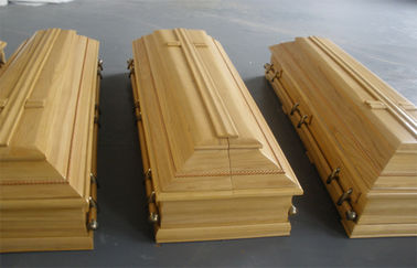 ポルトガル様式の棺、光沢度の高いラッカー paulownia の木の棺