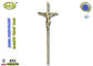 金属の棺の装飾D045のzamakの十字架像のヨーロッパ式の旧式な青銅のための56.7*15.8cmのカトリック教徒亜鉛十字