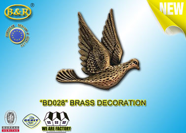 REF. BD028 Brassハト墓碑の装飾のサイズ10×10.5cmの物質的な銅合金