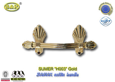 H003サイズ22.5*10.5cm色の金亜鉛合金のハンドルに合うヨーロッパ式のzamakの金属の小箱のハンドル