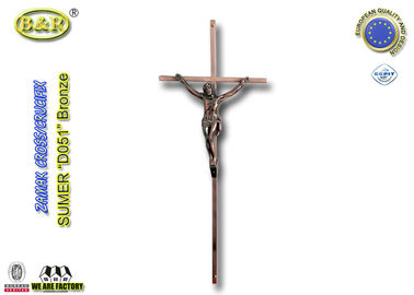 合金の十字のzamakの十字架像の/coffinの装飾D051イタリアの質の青銅色を亜鉛でメッキして下さい
