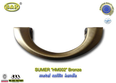 HM002金属の棺のハンドルはヨーロッパの設計ダイ カスト色の骨董品の青銅のサイズ20*8 cmの月の形の