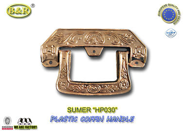 HP030ヨーロッパ式の金の棺の装飾のためのプラスチック棺のハンドル