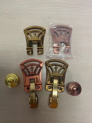 品質  Casket Ornaments Antique 2.5cm Dia Odm Plastic Coffin Handles 工場