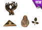 いいえBD029黄銅は墓碑の装飾の青銅に葬儀の付属品のサイズ17.5×10 Cmの銅合金を渡します