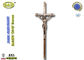 Ref D018青銅色のZamakの物質的な十字および十字架像の葬式の付属品無し