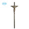 D070木のcofaniのための最も安い葬儀の棺の十字のzamakの小箱のcrucfix